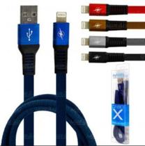 Cabo Usb Nylon Rápido Lighting 2.4A 1M