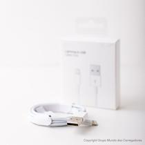 Cabo USB Original Turbo 1 Metro Lightning Branco Compativel com Iphone5-6-6s-7-8-X-XR-11-12/ipad