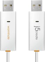 Cabo USB para compartilhamento/transferência de dados, teclado e mouse J5 Create JUC400 Cabo USB para compartilhamento/transferência de dados, teclado e mouse J5 Create JUC400