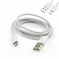 Cabo Usb Para Compatível Galaxy J2 J3 J4 J5 J7 J8 Prime S6 S7 2MT Branco