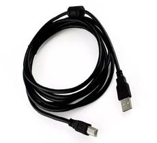 Cabo Usb Para Impressora 5 Metros Com Filtro Preto Lacrado
