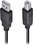 Cabo Usb Para Impressora A Macho X B Macho 2.0 - 1.8m Uambm-18 - PC / 10
