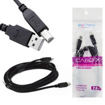 Cabo Usb Para Impressora Am/Bm Com Filtro Od4.8 2.0 - 2M