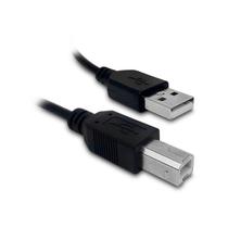 Cabo USB para Impressora GV Brasil, USB A Macho x B Macho, Versão 2.0, 3 Metros, Preto - CBU.030