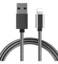 Cabo USB Para Lightning 1 Metro Metalizado 2.1A Kingo Cabo USB Para Lightning 1 Metro Metalizado 2.1A Kingo