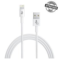 Cabo USB para Lightning Certificado MFi com 1 metro para Sincronização e Recarga 12W 2.4A C810 ELG