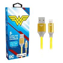 Cabo USB para Lightning MFi - 2.0 - 1,5m DC Mobile - Mulher Maravilha 1 UN 5+
