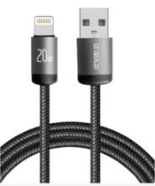 Cabo USB para Lightning Reforçado 1M, Compatível com iPhone 6 7 8 X Xs 11 Se 12 Xr 13 14 Pro Max