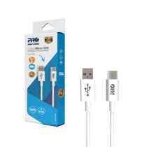 Cabo USB para Micro USB 1 Metro Pro Eletronic - CAUSB-100M Cabo USB para Micro USB 1 Metro Pro Eletronic - CAUSB-100M