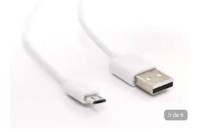 Cabo Usb Para Samsung Galaxy 85Cm Micro Usb V8 Branco J2 - Cabo Usb Para Samsung J2