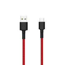 Cabo usb para tipo c 100cm vermelho