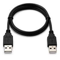 Cabo USB para USB Macho-Macho 1,5m Preto Transferência de Dados e Carregamento Rápido Cabo USB para USB Macho-Macho 1,5m Preto Transferência de Dados e Carregamento Rápido