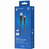 Cabo USB PowerA PlayStation 2m USB 2.0 Carregamento Controle PS4 Licenciado Oficial Cabo USB PowerA PlayStation 2m USB 2.0 Carregamento Controle PS4 Licenciado Oficial