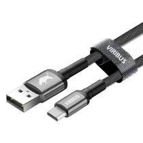 Cabo Usb Premium Tipo Type-c Android Samsung Motorola Lg Multilaser 1,5 Metros Reforçado Viribus