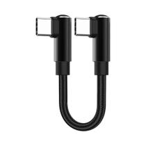 Cabo USB Tipo a Para Tipo C Com Duplo Conector, 66W De Carregamento Rápido, Cabo Curto Para iPhone