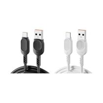 Cabo USB Tipo C 100W (7A) Toocki - Carregamento Rápido - 2 Unidades (Compatível com Realme, Huawei, OnePlus e Samsung)