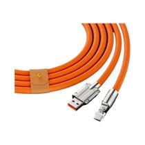 Cabo USB Tipo C 120W 7A Com Rotação De 180 Graus Para Carregamento Rápido Para iPhone Samsung Xiaomi Cabo USB Tipo C 120W 7A Com Rotação De 180 Graus Para Carregamento Rápido Para iPhone Samsung Xiaomi