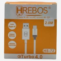 Cabo USB tipo C 2M HRebos
