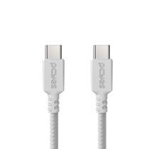 Cabo Usb Tipo-C 3.1 P/ Usb Tipo-C 3.1 - Branco - 3Metros - Nylon - Pucp3B Cabo Usb Tipo-C 3.1 P/ Usb Tipo-C 3.1 - Branco - 3Metros - Nylon - Pucp3B