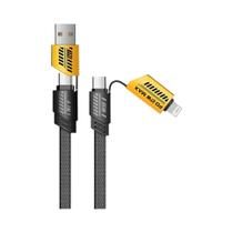 Cabo USB Tipo C 4 Em 1 Com Carregamento Rápido 6A Para Huawei, Redmi, Samsung, iPhone, Cabo Portátil Cabo USB Tipo C 4 Em 1 Com Carregamento Rápido 6A Para Huawei, Redmi, Samsung, iPhone, Cabo Portátil