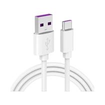 Cabo USB Tipo C 5A Para Huawei P50 P40 Mate 20 10 P30 Carregador Original Supercharge