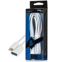 Cabo usb tipo c + a femea 1,5m usb 3.1 chipsce