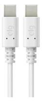 Cabo USB Tipo C BRANCO ELG - TC2TCM