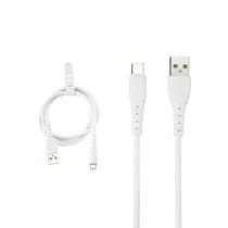 Cabo USB tipo C carregamento rapido emborrachado 2 metros Cabo USB tipo C carregamento rapido emborrachado 2 metros