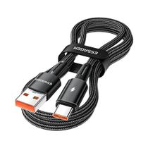 Cabo USB Tipo-C De Carregamento Super Rápido 120W 67W 6A Para Xiaomi Redmi K50 Note 11Pro Black Cabo USB Tipo-C De Carregamento Super Rápido 120W 67W 6A Para Xiaomi Redmi K50 Note 11Pro Black