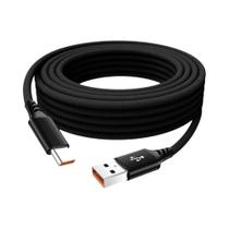 Cabo USB Tipo C De Carregamento Super Rápido 5A Para iPhone 15 16 17 Huawei Samsung Oppo OnePlus