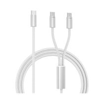 Cabo USB Tipo C Duplo Para Carregamento Rápido 2 Em 1 PD 60W Para iPhone 15 16 pro Xiaomi Huawei Cabo USB Tipo C Duplo Para Carregamento Rápido 2 Em 1 PD 60W Para iPhone 15 16 pro Xiaomi Huawei