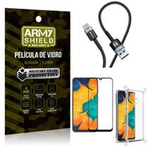 Cabo Usb Tipo C Hs-302 Samsung A20+Capinha+Película 3D