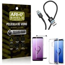 Cabo Usb Tipo C Hs-302 Samsung S9+Capinha+Película 3D - Armyshield