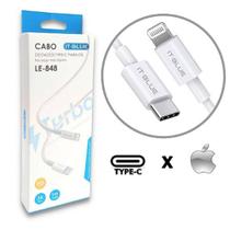Cabo usb tipo-c/iphone 1m it-blue le-848