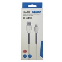 Cabo usb tipo-c it-blue le-841c 1m turbo 3.1a reforçado