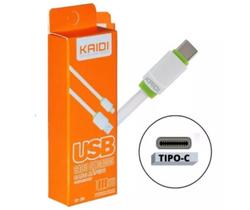 Cabo Usb Tipo C Kaidi Original Turbo Reforçado Carga Rápida
