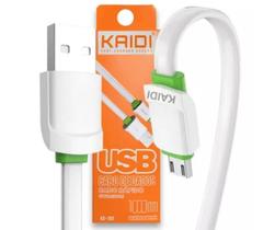 Cabo Usb Tipo C Kaidi Turbo Reforçado Carga Rápida