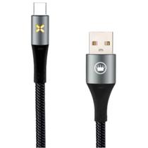 Cabo usb + tipo c kimaster cb736