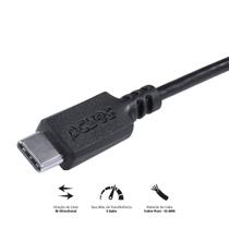 Cabo Usb Tipo C Mini Usb B 1m Preto Cabo Usb Tipo C Mini Usb B 1m Preto