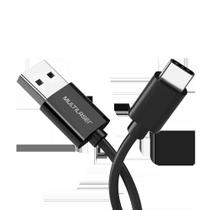 Cabo USB Tipo C Multilaser WI443 1,2m Preto