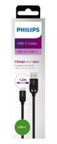 Cabo Usb/Tipo-C Original Da Philips 1.2M