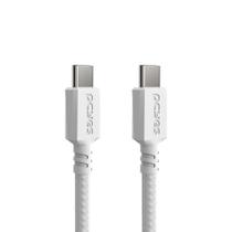 Cabo Usb Tipo-c P/ Usb Tipo-c 2.0 - Branco - 3m - Nylon - Pucc2-3b Cabo Usb Tipo-c P/ Usb Tipo-c 2.0 - Branco - 3m - Nylon - Pucc2-3b