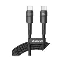 Cabo USB Tipo C Para C De Carregamento Rápido 60W 0,5m Para iPhone 17 16 pro MacBook Samsung Xiaomi
