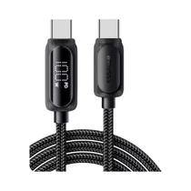 Cabo USB Tipo C Para C De Carregamento Rápido PD 100W 5A Para iPhone 16, Macbook, Samsung Essager Cabo USB Tipo C Para C De Carregamento Rápido PD 100W 5A Para iPhone 16, Macbook, Samsung Essager