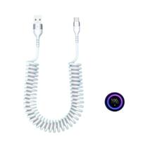 Cabo USB Tipo C para Carregamento Rápido (66W/5A) - Xiaomi, Redmi, Huawei e iPhone