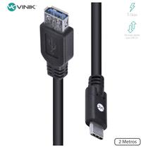 Cabo USB Tipo C para Extensor USB a Femea V3.2 GEN1 5GBPS 2 Metros - C32UAF-2