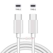 Cabo USB Tipo C para Tipo C 1 Metro 10 Unidades Rápido e Resistente Conexão Impecável Cabo USB Tipo C para Tipo C 1 Metro 10 Unidades Rápido e Resistente Conexão Impecável
