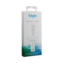 Cabo USB Tipo C para Tipo C Elgin 1m Branco Cabo USB Tipo C para Tipo C Elgin 1m Branco
