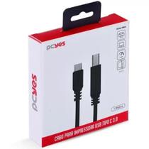 Cabo Usb Tipo C Para Usb B 2.0 Impressora 1m Preto - pcyes Cabo Usb Tipo C Para Usb B 2.0 Impressora 1m Preto - pcyes