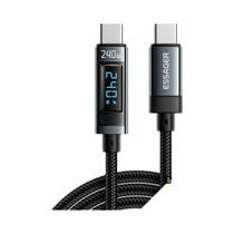 Cabo USB Tipo C Para USB C 240W 100W PD 3.1 Carregamento Rápido Para MacBook pro Xiaomi Samsung